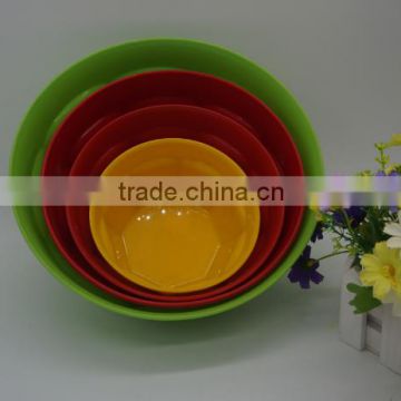 Fashionable custom food grade plastic salad bowl