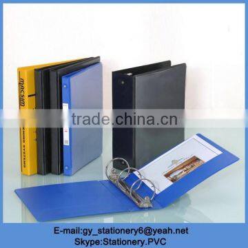 2016 new 3-ring metal binder with CD pocket, turned edge construction ring binder