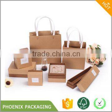 Handmade Custom Logo Printed Paper Jewelry Gift Box , Ring Box, Necklace Box photo-3