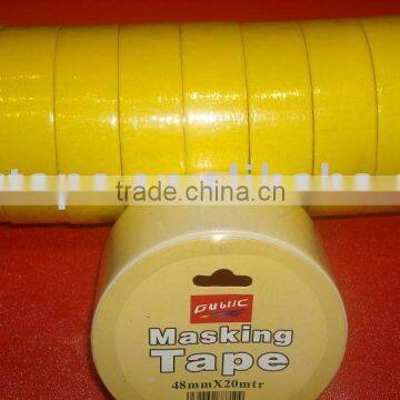 yellow mid temperature masking film tape for painting