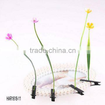Floral Antenna Hairpin Grass Flower Children Adult Cute Hair Clips Boutique Hair Accessories Girls Hair Clips photo-5