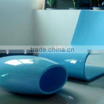 Various color fiberglass Chaise lounge made in China