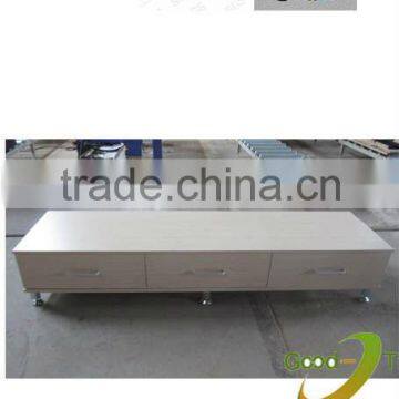 fsc melamine wooden white modern tv stand factory