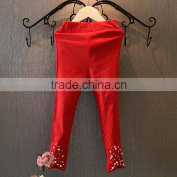 6699 Korea style pearl decorative kids leasuire legging panty