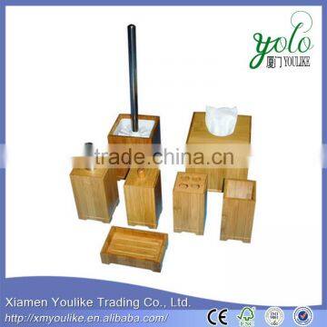 Alibaba bamboo bathroom accessory set products imported from china