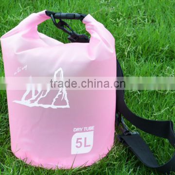 Factory Wholesale Outdoor Waterproof Bag 5L PVC Waterproof Dry Bag Waterproof Backpack