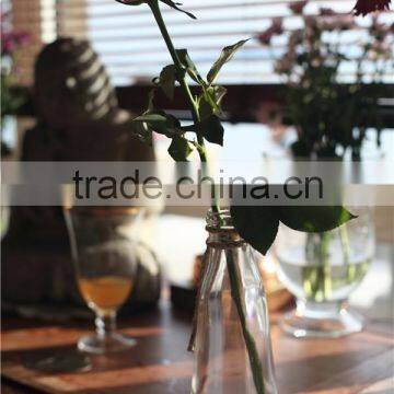 best selling item attractive design glass flower vase for home decoration