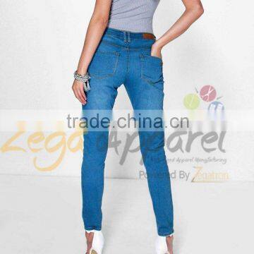 Zegaapparel Quality OEM designer jeans patterns for women