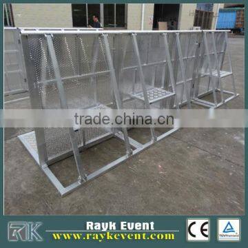 RK Crash Barrier aluminum crowd control barrier for concert,event, sport