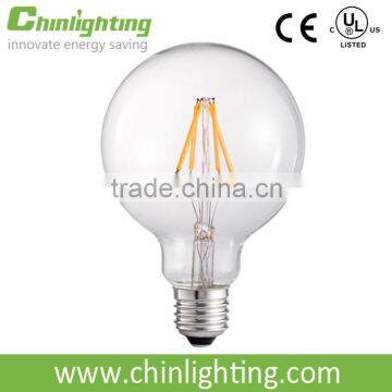 G125 Edison Led Filament Bulbs 3.2w Replace 35w Lighting Led 360 Degree With CE RoHS UL CUL Certificated