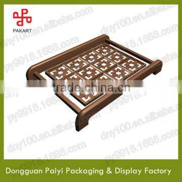 wooden display stand