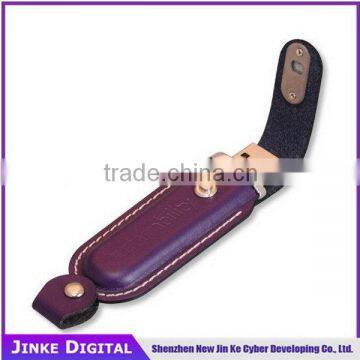Special Unique Oem 16gb Black Leather Usb Flash Drive photo-4