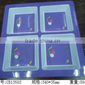 Melamine high quality restaurant plastic dishes for food