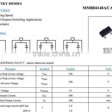 High quality diode IN4148 DO-35