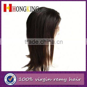 Unprocessed Human Hair Lace Front Wig With Bangs Made In China photo-3