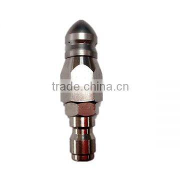 Wash jet nozzle for cleaning equipment