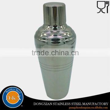 Promotional personalized metal stainless steel cheap cocktail shaker