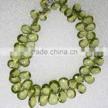 Peridot Faceted Pears