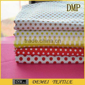 printed high quality poly cotton design fabric