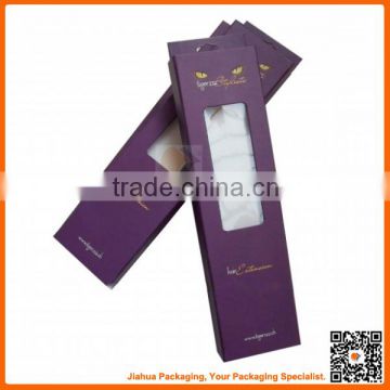 custom paper package for hair extensions box package