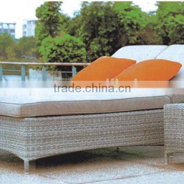 Out-door & indoor Rattan Bed, Gardon rattan bed,