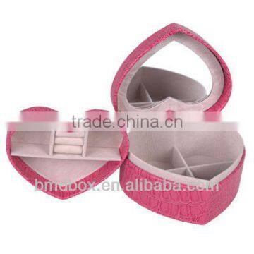 hot selling elegant heart shaped ring box