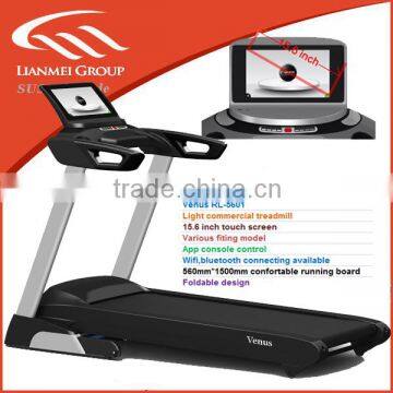 Luxury Home Use Treadmill With TV Wifi And More With Wirelss Heart Rate Rhythm