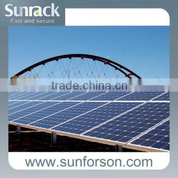 anodized Al6005-T5, galvanized Q235, solar mounting system