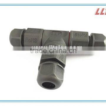 3 Out IP67 Wire Distribution Connector Screw Terminal Tee Connector photo-2