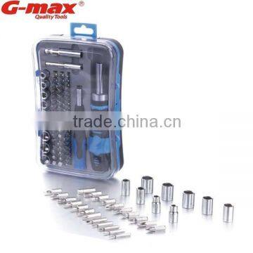 65 pcs high quality screwdriver bits & socket set