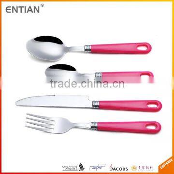 cheap plastic handle cutlery