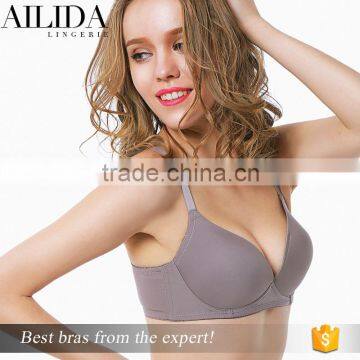 Wholesale Lady Women Push Up Bra Deep V Lace Bra Comfortable Soft Lingerie Bra