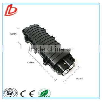 FTTH Horizontal fiber optic splice closure 2in and 2out Optical fiber cable joint splice closure