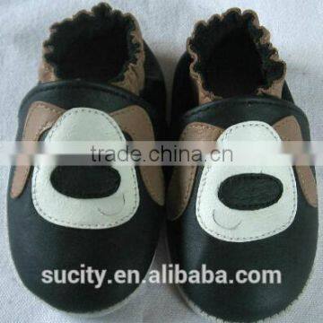 Wholesale Lovely Soft Sole Baby Leather Shoes Baby Leather Moccasins