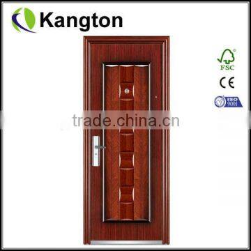 Transfer printing security steel door modern iron door