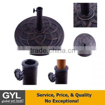 Good Quality Resin Umbrella Base parts, beach umbrella screw base