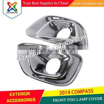 2014 Compass ABS Chrome Car Front Fog Lamp Cover