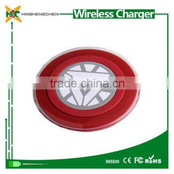 iron Man power bank wireless charger for iphone 6 plus