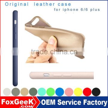 New products !!! Leather Cheap Mobile Phone leather Case and waterproof cover For iPhone 6, phone accessory factory