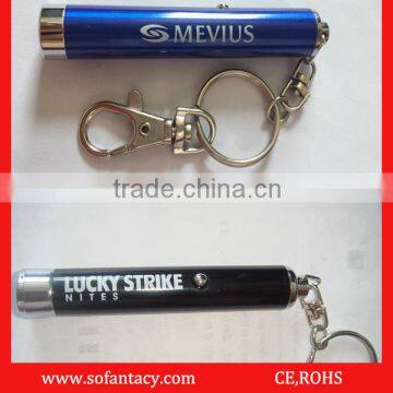 cheapest led flashlight with keychain,led projector keychain light