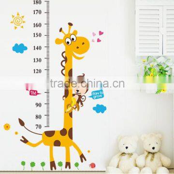 Giraffe Kids Growth Wall Decoration Children Height Meter Sticker photo-3