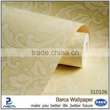 modern classic paper wallpaper pure paper eco friendly wallpaper ISO9001