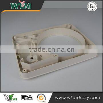 plastic injection mould for white plastic household fan front housing