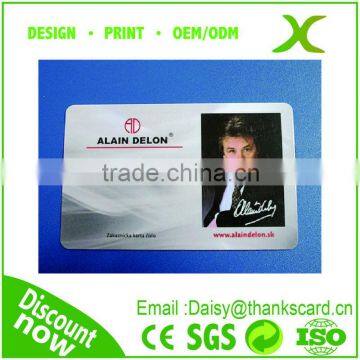 Free Sample..!!! Plastic name card/PVC name cards