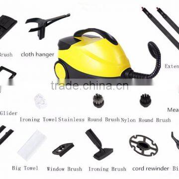 portable type steam cleaner with many useful parts