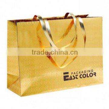 Newest kraft euro tote paper bags with customized graphics and wordings