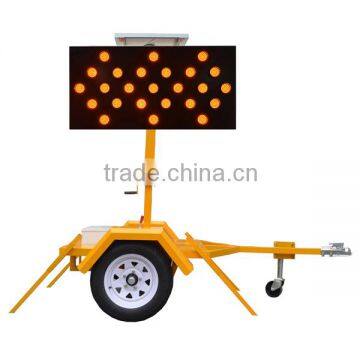 Trailer mounted LED Arrow Board