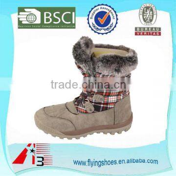 2016 high ankle kids child winter warm boots with fur