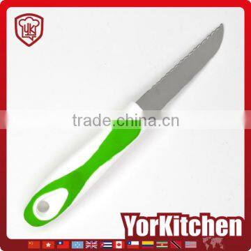 Very popular New design handle industrial stainless steel toothed paring knife