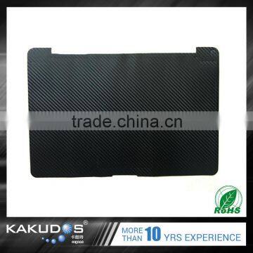 Customized size and design carbon fiber back laptop skin sticker for macbook